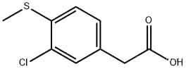 3-chloro-4-(methylthio)phenylacetic acid