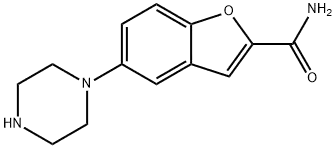 5-(1-Piperazinyl)benzofuran-2-carboxamide