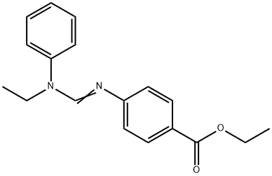 Ethyl 4-[[(ethylphenylamino)methylene]amino]benzoate