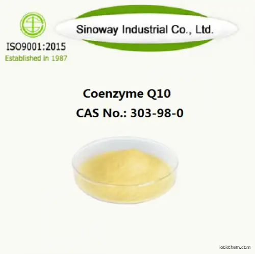Factory supply Coenzyme Q10 powder CAS 303-98-0