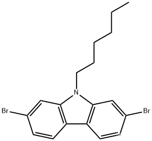 2,7-Dibromo-9-hexylcarbazole