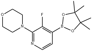 3-FLUORO-2-(4-MORPHOLINO)PYRIDINE-4-BORONIC ACID PINACOL ESTER
