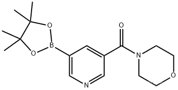 MORPHOLINO(5-(4,4,5,5-TETRAMETHYL-1,3,2-DIOXABOROLAN-2-YL)PYRIDIN-3-YL)METHANONE