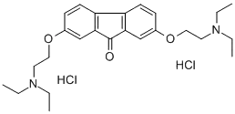 Tilorone dihydrochloride；2,7-Bis[2-(diethylamino)ethoxy]-9-fluorenone Dihydrochloride；