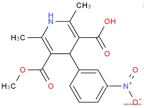 3,5-Pyridinedicarboxylicacid,1,4-dihydro-2,6-dimethyl-4-(3-nitrophenyl)-, 3-methyl ester