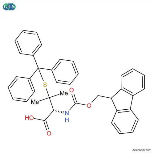 Fmoc-Pen(Trt)-OH, Fmoc-β,β-dimethyl-Cys(Trt)-OH, MDL NO.:MFCD00237388
