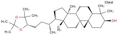 Cycloartane-3β,24,25-triol 24,25-acetonide.