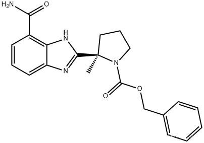 (R)-benzyl 2-(7-carbaMoyl-1H-benzo[d]iMidazol-2-yl)-2-Methylpyrrolidine-1-carboxylate