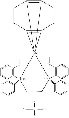 (R,R)-(-)-1,2-BIS[(O-METHOXYPHENYL)(PHENYL)PHOSPHINO]ETHANE(1,5-CYCLOOCTADIENE)RHODIUM (I) TETRAFLUOROBORATE