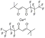 BIS(6,6,7,7,8,8,8-HEPTAFLUORO-2,2-DIMETHYL-3,5-OCTANEDIONATE)COPPER(II)