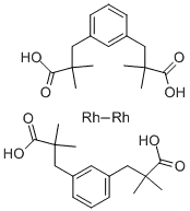 Bis[rhodium(a,a,a#,a#-tetramethyl-1,3-benzenedipropionic acid)], 96%