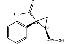 trans-2-(Hydroxymethyl)-1-phenylcyclopropanecarboxylic acid 22613-99-6 98%