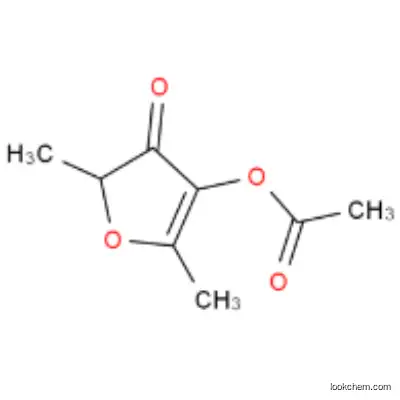 3(2H)-Furanone,4-(acetyloxy)-2,5-dimethyl- CAS 4166-20-5