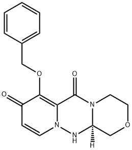 R)-7-(benzyloxy)- 3,4,12,12a-tetrahydro- 1H-[1,4]oxazino[3,4- c]pyrido[2,1-f][1,2,4]- triazine-6,8-dione