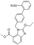 ，Methyl 1-[(2'-cyanobiphenyl-4-yl)methyl]-2-ethoxy-1H-benzimidazole-7-carboxylate