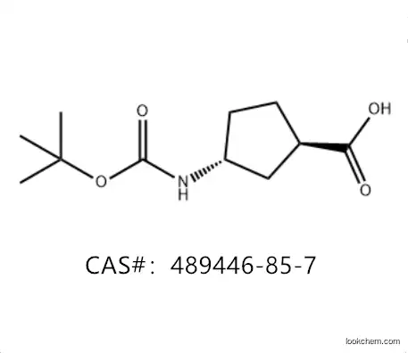 (1R,3R)-N-Boc-1-aminocyclopentane-3-carboxylic acid(489446-85-7)