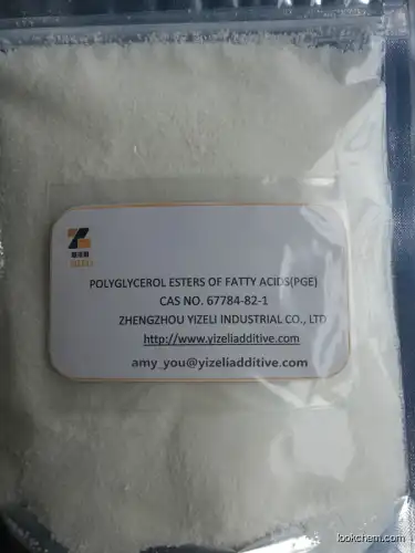 white powder Polyglycerol Esters of Fatty Acids(PGE)-E475(67784-82-1)