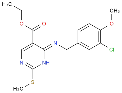 (5-PyriMidinecarboxylicacid, 4-[[(3-chloro-4-Methoxyphenyl)Methyl]aMino]-2-(Methylthio)-,ethyl ester)