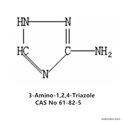 99% 3-Amino-1,2,4-Triazole, Amino-s-triazole(61-82-5)