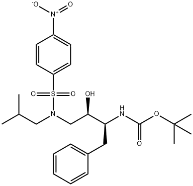 tert-Butyl [(1S,2R)-1-benzyl-2-hydroxy-3-[isobutyl[(4-nitrophenyl)sulfonyl]amino]propyl]carbamateCAS NO.191226-98-9