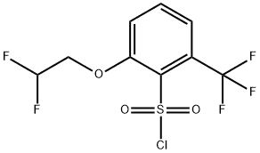 2-(2,2-difluoroethoxy)-6-(trifluoroMethyl)benzene-1-sulfonyl chlorideCAS NO.865352-01-8