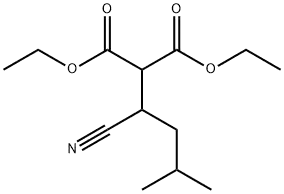 DIETHYL (1-CYANO-3-METHYLBUTYL)MALONATECAS NO.: 186038-82-4