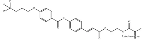 Benzoic acid, 4-(4,4,4-trifluorobutoxy)-, 4-[(1E)-3-[2-[(2-methyl-1-oxo-2-propen-1-yl)oxy]ethoxy]-3-oxo-1-propen-1-yl]phenyl ester 2103933-97-5 98%+