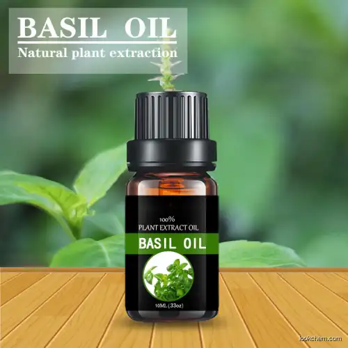 manufacturer basil oil eugenol 65% Global export essential oil