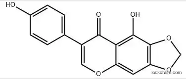 3-(4-Hydroxyphenyl)-5-hydroxy-6,7-(methylenebisoxy)-4H-1-benzopyran-4-one