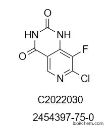 Pyrido[4,3-d]pyrimidine-2,4(1H,3H)-dione, 7-chloro-8-fluoro-