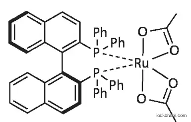 Diacetato[(S)-(-)-2,2'-bis(diphenylphosphino)-1,1'-binaphthyl]ruthenium(II) 261948-85-0 95%