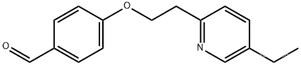 4-[2-(5-Ethyl-2-pyridinyl)ethoxy]benzyaldehydeCAS NO.: 114393-97-4