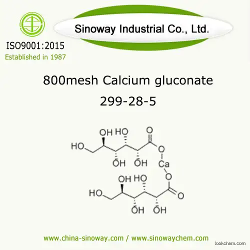 800 mesh Calcium gluconate