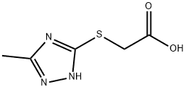5-methyl-1H-1,2,4-triazol-s-yl)thio}-acetic acidCAS NO.: 64679-65-8