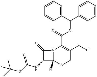 Diphenylmethyl 7beta-Tert-Butoxycarbonylamino-3-Chloromethyl-3-Cephem-4-CarboxylateCAS NO.: 112028-91-8