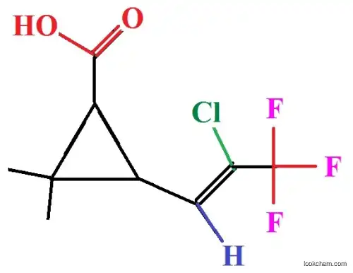 cis-3-(2-Chloro-3,3,3-trifluoro-1-propenyl)-2,2-dimethylcyclopropanecarboxylic acid(72748-35-7)