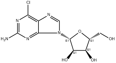 2-Amino-6-chloropurine-9-riboside.