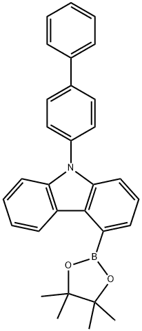 9-Biphenyl-4-yl-4-(4,4,5,5-tetramethyl-[1,3,2]dioxaborolan-2-yl)-9H-carbazole