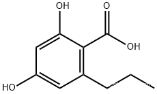 2,4-Dihydroxy-6-propylbenzoic acid.
