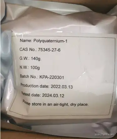 CAS no.:75345-27-6 Polyquaternium-1;35% liquid
