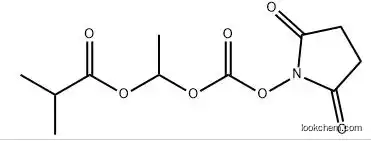 Propanoic acid, 2-Methyl-, 1-[[[(2,5-dioxo-1-pyrrolidinyl)oxy]carbonyl]oxy]ethyl ester