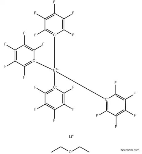 Lithium tetrakis(pentafluorophenyl)borate ethyl etherate, 98%+ 371162-53-7