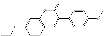 7-ethoxy-3-(4-methoxyphenyl)chromen-2-one