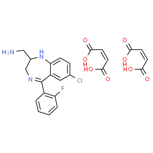 Factory Supply High Quality CAS 59469-29-3  ，2-Aminomethyl-7-chloro-2,3-dihydro-5-(2-fluorophenyl)-1H-1,4-benzodiazepine Dimaleate