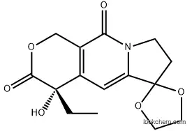 (S)-4′-ethyl-4′-hydroxy-7′,8′-dihydrospiro[[1,3]dioxolane-2,6′-pyrano[3,4-f]indolizine]-3′,10′(1′H,4′H)-dione, 98%, 110351-93-4
