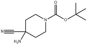 TERT-BUTYL 4-AMINO-4-CYANOPIPERIDINE-1-CARBOXYLATE