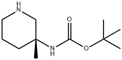 tert-butyl N-[(3R)-3-methylpiperidin-3-yl]carbamate(1169762-18-8)