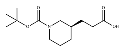 (R)-3-(1-(tert-butoxycarbonyl)piperidin-3-yl)propanoic acid(1476763-71-9)