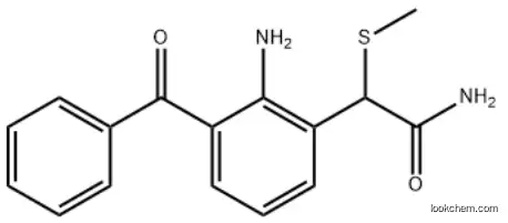 2-Amino-3-benzoyl-alpha-(methylthio)benzeneacetamide  CAS 78281-61-5