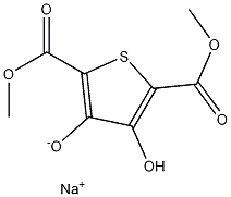 2,5-Thiophenedicarboxylic acid, 3,4-dihydroxy-, 2,5-dimethyl ester, sodium salt  CAS:108199-25-3